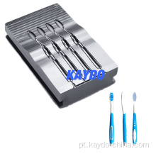 fabricação de molde de injeção de dente de dente/molde de escova de dentes